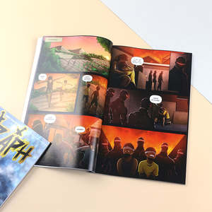 Impresión de Libros de Novela de Fantasía con Tapa Dura Personalizada A4 A5, Servicios de Bordes Pintados para Colecciones de Novelas Gráficas - Product Image 4