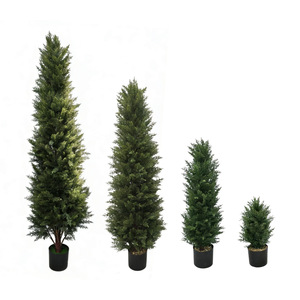 <span class=keywords><strong>Sapin</strong></span> de Noël artificiel <span class=keywords><strong>en</strong></span> cyprès, style tour, décoratif, sur pied, centre de table, <span class=keywords><strong>en</strong></span> plastique, taille 100-200 cm, <span class=keywords><strong>pour</strong></span> mariage - Product Image 3