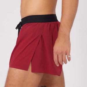 Pantalones Cortos Deportivos de Malla para Atletismo, de Alto Rendimiento, Elásticos, Sublimados, de Doble Capa con Forro de Malla - Product Image 4