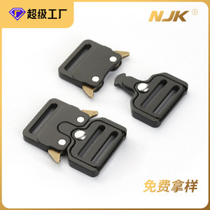 Jiuyuan Adjustable <b>Plastic</b> Buckle 30mm <b>Sliding</b> Buckle For Bags Durable Zinc Alloy Black And Silver - Product Image 4