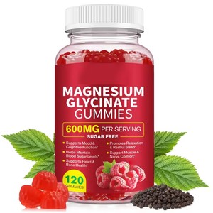 Gomitas de Glicinato de <span class=keywords><strong>Magnesio</strong></span> que Favorecen <span class=keywords><strong>el</strong></span> Estado de Ánimo <span class=keywords><strong>y</strong></span> la Función Cognitiva, Relajación <span class=keywords><strong>y</strong></span> Sueño Reparador, para Músculos <span class=keywords><strong>y</strong></span> Nervios con <span class=keywords><strong>Potasio</strong></span> - Product Image 1