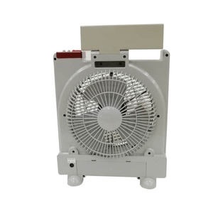 Ventilateur solaire compact 18W rechargeable par énergie solaire, idéal pour le camping et les activités de plein air - Product Image 2