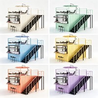 Conteneur Pop-up 10ft 20ft : Bar, Kiosque Fast-Food, Mini-Bâtiment, Magasin de Proximité, Atelier en Acier