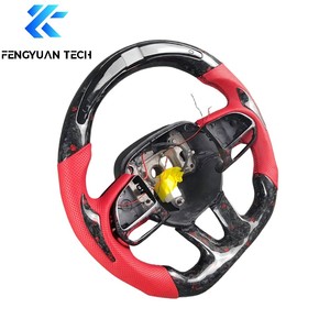 Volant en fibre de carbone pour <span class=keywords><strong>Dodge</strong></span> Charger Challenger Durango Demon <span class=keywords><strong>SRT</strong></span> Journey RT <span class=keywords><strong>Viper</strong></span> Ram TRX SXT Hellcat Scat Pack - Product Image 5