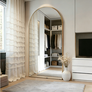 <span class=keywords><strong>Miroir</strong></span> sur pied en alliage d'aluminium pour salon, <span class=keywords><strong>miroir</strong></span> de dressing, <span class=keywords><strong>miroir</strong></span> d'essayage pour magasin de vêtements - Product Image 1