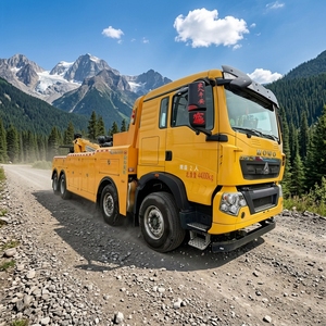 Promotion : Camion <span class=keywords><strong>de</strong></span> dépannage tout-terrain HOWO 8x4 <span class=keywords><strong>de</strong></span> 30 tonnes avec grue rotative intégrale pour le sauvetage <span class=keywords><strong>de</strong></span> bus dépannés sur route - Product Image 1