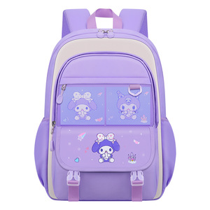 Sesame Baby Girls' Cartoon <b>Backpack</b> 14 In Lightweight School <b>Backpack</b> With Multiple Pockets For Grades 1-3 - Product Image 2