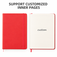 Carnet de notes professionnel en gros, multicolore, épais, avec sangle, fabricant de carnets de réunion et de bureau