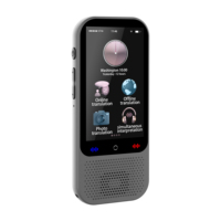 Traducteur intelligent S80 PRO, écran couleur TFT de 3 pouces, alimenté par l'IA, Wi-Fi, haut-parleur intégré, prend en charge 138 langues, traduction vocale, portable