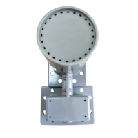 Corne d'alimentation en bande C avec bride de fixation pour antenne parabolique