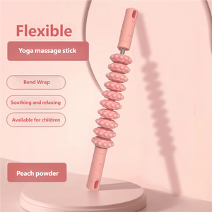 เครื่องนวดขาลดสัดส่วนแบบสิบล้อ พร้อมลูกกลิ้งหนาม 20 ลูก สำหรับยืดกล้ามเนื้อน่อง ผ่อนคลาย ใช้ได้กับเอวและแขน - Product Image 4