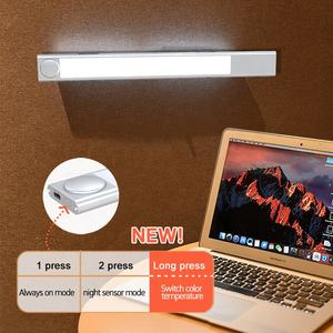 CE FCC ROHS PSE UKCA capteur de mouvement d'éclairage réglable sous l'armoire barre lumineuse lampe linéaire Led armoire lumineuse pour la cuisine - Product Image 4