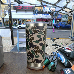 Gobelet isotherme en acier inoxydable 20 oz à double paroi avec couvercle magnétique à motif camouflage, tasses à café sous vide, couvercle coulissant personnalisable, Vasos Termicos - Product Image 3