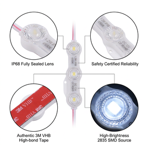 ADLED 1.2W DC12V LED Module IP68 Waterproof For 8-20cm Depth <b>Light</b> <b>Boxes</b> And Letters Outdoor Use - Product Image 3