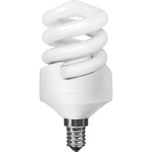 EXTRA MINI SUPREME E14 Ampoule 9W 2700K 445lm Lampe fluorescente en spirale avec culot E27 445lm Tube à motif Cfl - Product Image 1
