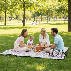 1.5x2m Moisture Proof Camping <b>Mat</b> <b>Waterproof</b> Beach Pad Portable Multiplayer Picnic Hiking - Product Image 6