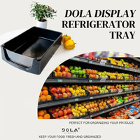 DOLADISPLAY Vacuümgevormde, voedselveilige ABS-displaytray voor supermarkten, voor het opbergen en presenteren van fruit en groenten