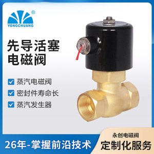 Yuyao Yongchuang Steam Solenoid Valve 1/2 In Pilot Operated High Temperature AC 220 V For Steam Generator - Product Image 4