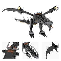 MOC1546 Los Anillos Nazgul Dragón Juguetes para Niños Regalos DIY Colección Anime Bloques de Construcción Educativos Juguetes para Niños