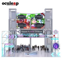 Cinéma Volant en Dôme VR Parc d'Attractions Jeux d'Arcade Simulateur 5D Parc d'Attractions Extérieur 7D Machine de Jeu 9D Aire de Jeux Intérieure pour Enfants 3D