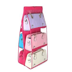 Nuevo Organizador de Bolsos Colgante para Armario, Organizador de Bolsos con 6 Bolsillos de PVC, Organizador de Bolsos Colgante - Product Image 1