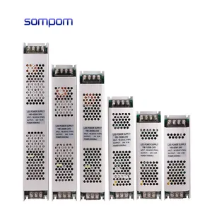 SOMPOM 110/220V AC ke DC 12V 25A 300W suplai daya LED pengubah 12V dengan Ce Rohs