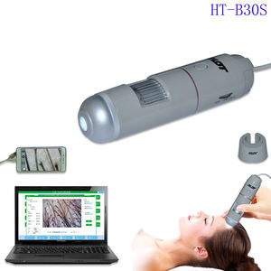 HotScalp Dual Light Ai Détecteur de peau intelligent Analyseur automatique de cuir chevelu Portable sans fil Wifi <span class=keywords><strong>Microscope</strong></span> de cuir chevelu de follicule pileux - Product Image 2