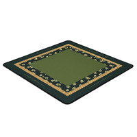 Tapis de mahjong américain de luxe SPL, imprimé floral vert en rotin, couverture de table en caoutchouc antidérapante, insonorisante et imperméable