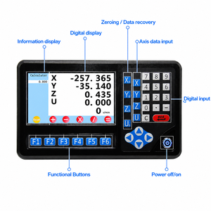 Ditron D80 - Pantalla Digital LCD de <span class=keywords><strong>5</strong></span> Ejes con Escala Lineal y Escala Magnética, Otros Instrumentos de Prueba para Tornos/Fresadoras, RPM - Product Image 2