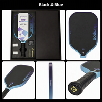 Raquette de pickleball KUMPOO BOUNDLESS Widebody T700 en carbone + noyau en mousse EPP 16 mm 230 g certifiée USAPA & UPA-A, équilibrée