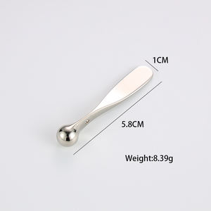 Aplicador de Crema Facial Mini Dorado de 5.8cm, Cuchara Cosmética Pequeña de Metal, Espátula Cosmética de Aleación de Zinc, Descuento por Compra Mixta HQ - Product Image 2