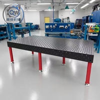 Table de travail modulaire 3D D28 pour la soudure de pièces de transport ferroviaire, plateforme de soudure flexible de haute précision