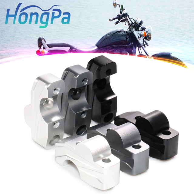 CNC Aluminum Alloy Hand Bar Heighten Riser Clamp Motorcycle Handlebar Riser Mount for Honda CB650R