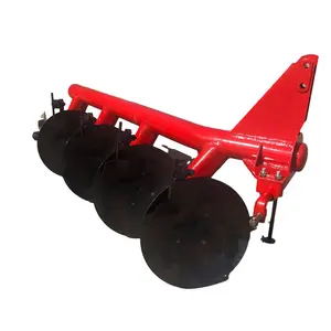 Big farm tractor mounted 1LYX-430 round tube disc plough for sale