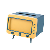Boîte à mouchoirs TV, luxe léger, plastique, salon, table basse, boîte de rangement multifonctionnelle, salle de bain, toilettes, boîte à papier de bureau
