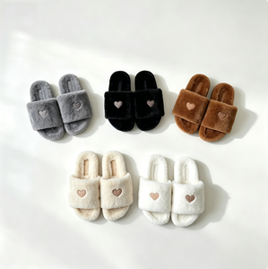 Sandalias de invierno de felpa para mujer, zapatos de mujer, chaussures femme, pantuflas, zapatos de mujer, sandalias para mujer - Product Image 1