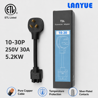 Cable de Extensión para Cargador de Vehículos Eléctricos LANYUE NEMA 10-30P Gen 2, Adaptador para Tesla - Nuevo