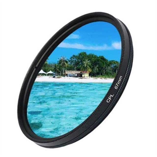 Cpl Filter 49mm 52mm 55mm 58mm 62mm 67mm 72mm 77mm 82mm Circular Polarizing Filter for DSLR Camera and Photography
