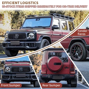 Kit carrosserie en plastique de haute qualité pour <span class=keywords><strong>Mercedes</strong></span> Benz Classe G, mise à niveau vers W465 G63, accessoires de pare-chocs, pièces automobiles - Product Image 4