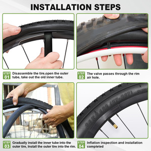 Juego de neumáticos para bicicleta PROMEND, neumáticos interiores y exteriores de 24x2.125 para bicicleta de carretera y montaña - Product Image 5