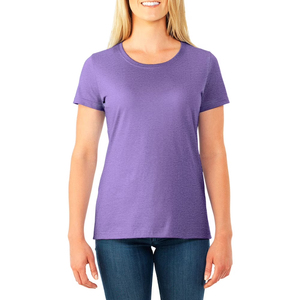 Camiseta de Manga Corta para Mujer de Alta Calidad en Algodón Premium con Silueta Clásica Esencial y Caída Suave - Product Image 3