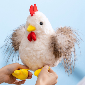 Venta al por mayor <span class=keywords><strong>de</strong></span> peluche <span class=keywords><strong>de</strong></span> pollo <span class=keywords><strong>de</strong></span> simulación <span class=keywords><strong>de</strong></span> animales <span class=keywords><strong>de</strong></span> peluche decoración del hogar niños fiesta regalo suave realista muñeca <span class=keywords><strong>de</strong></span> pollo - Product Image 2