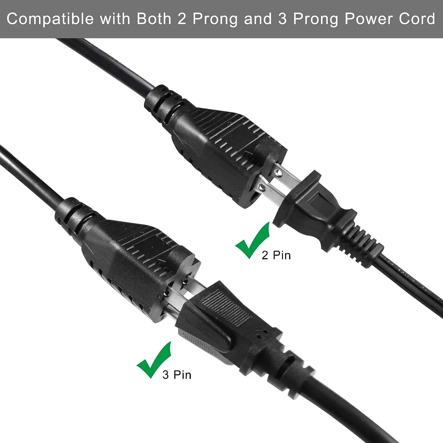 Hızlı teslimat amerikan standart 14 awg 3 pin fiş standart uzatma kablosu kablosu abd güç kablosu