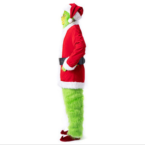 Traje de Navidad <span class=keywords><strong>para</strong></span> <span class=keywords><strong>Adulto</strong></span> Masculino al por Mayor 2026, Set de <span class=keywords><strong>Disfraz</strong></span> Verde <span class=keywords><strong>para</strong></span> Fiesta de Halloween y Navidad - Product Image 3
