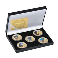 Italie la tour penchée de Pise Collection de pièces de monnaie souvenirs personnalisées vente de pièces d'or en métal
