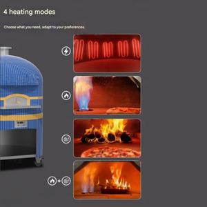 Forno a Legna per Pizza per Uso Professionale, Cuoce Rapidamente la Pizza Napoletana con Elevato Masso Termico per Prestazioni Costanti - Product Image 4