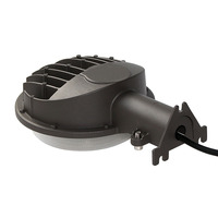 Lampe LED murale en alliage d'aluminium certifiée ETL, étanche IP65, avec garantie DLC de 5 à 7 ans, 35W/70W, 120° de faisceau, fonction crépuscule-aube