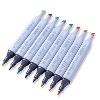 Marque privée Ensemble de 204 Couleurs personnalisées ensembles d'art art Marqueurs Stylo base d'alcool art Croquis Dessin Marqueur Stylo