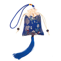 Sachet de sauge de style ancien pour le Festival des Bateaux-Dragons, pochette porte-bonheur à cordon, anti-moustiques portable, sacs vides à suspendre au voiture