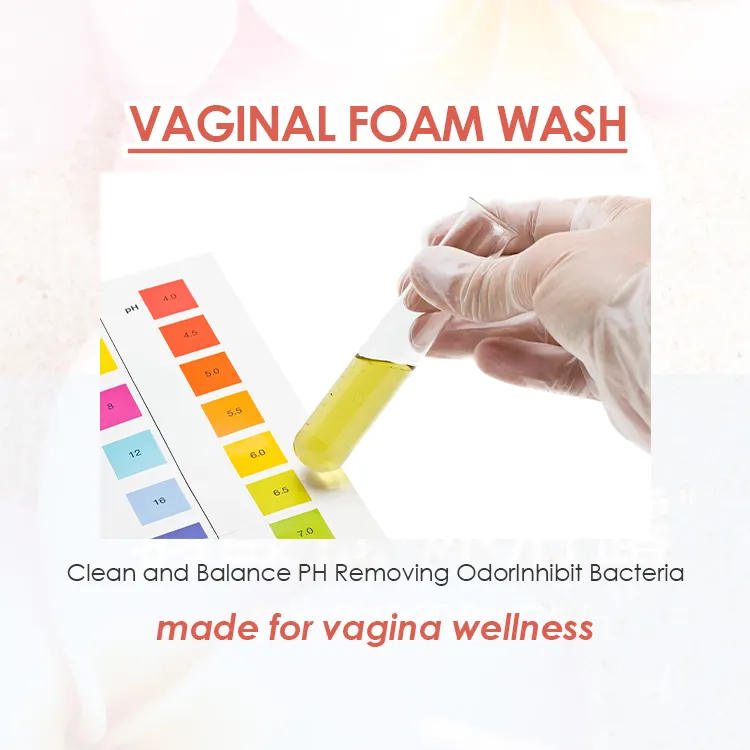 Großhandel maßge schneiderte Low MOQ Yoni Schaum wäsche Vaginal Yoni Wash Damen hygiene Intime Vagina Probiotika Schaum war